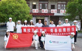 赓续五四薪火 青春挺膺担当中国人寿财险湖北省分公司青年员工 赴朝阳村开展主题团日活动