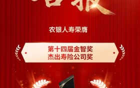 深耕养老金融 农银人寿荣获金智奖“杰出寿险公司奖”“杰出保险产品奖”